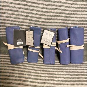 Threshold Roll-Up Pencil Pouches (5) NWT‎